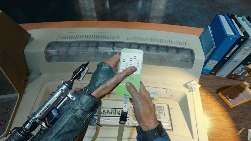 《使命召唤：黑色行动6》中的预打孔钥匙卡使命召唤正传第 21 作的《使命召唤：黑色行动6》，因为剧情、与玩法有用心做，所以口碑和评分都不错