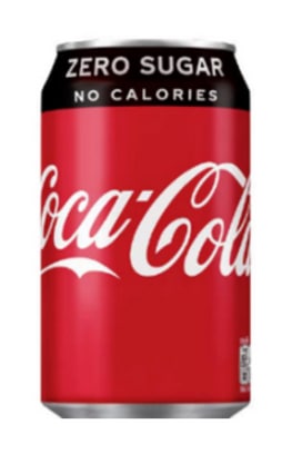 可口可乐无糖版的包装非常多，每种设计的差异都很明显